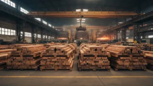 مخزونات النحاس المرئية ترتفع إلى ثلث الإمدادات مع تزايد العجز العالمي