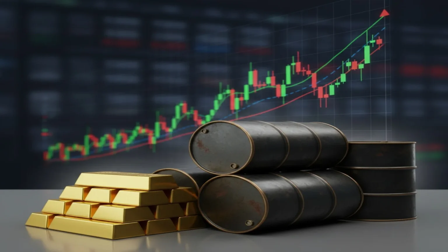 الذهب يتراجع مع تراجع توقعات خفض الفائدة وسط ارتفاع أسعار النفط