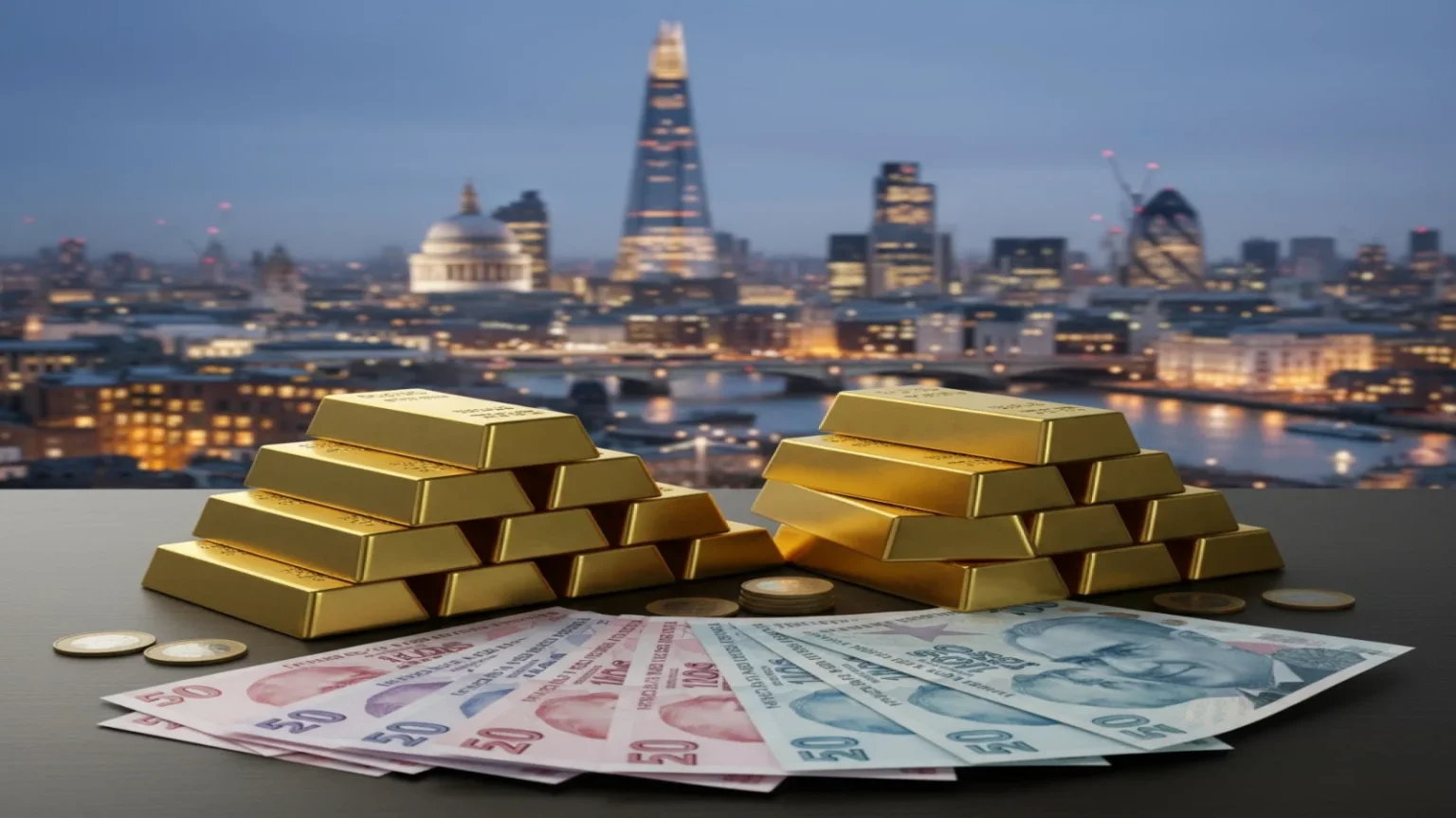 البنك المركزي التركي يدرس مقايضة الذهب للعملات لحماية الليرة