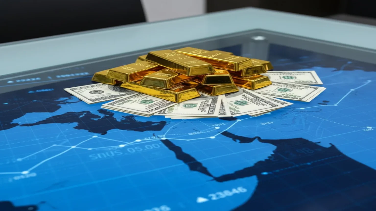 الذهب يتراجع دون 5300 دولار مع صعود الدولار وسط توترات الشرق الأوسط