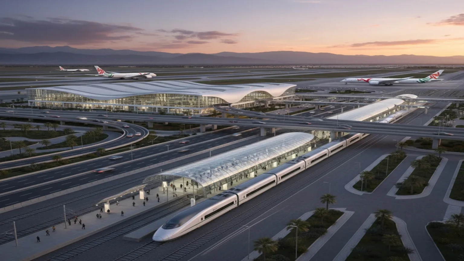 المغرب يستثمر 14 مليار دولار لتطوير المطارات والقطارات استعدادًا لمونديال 2030