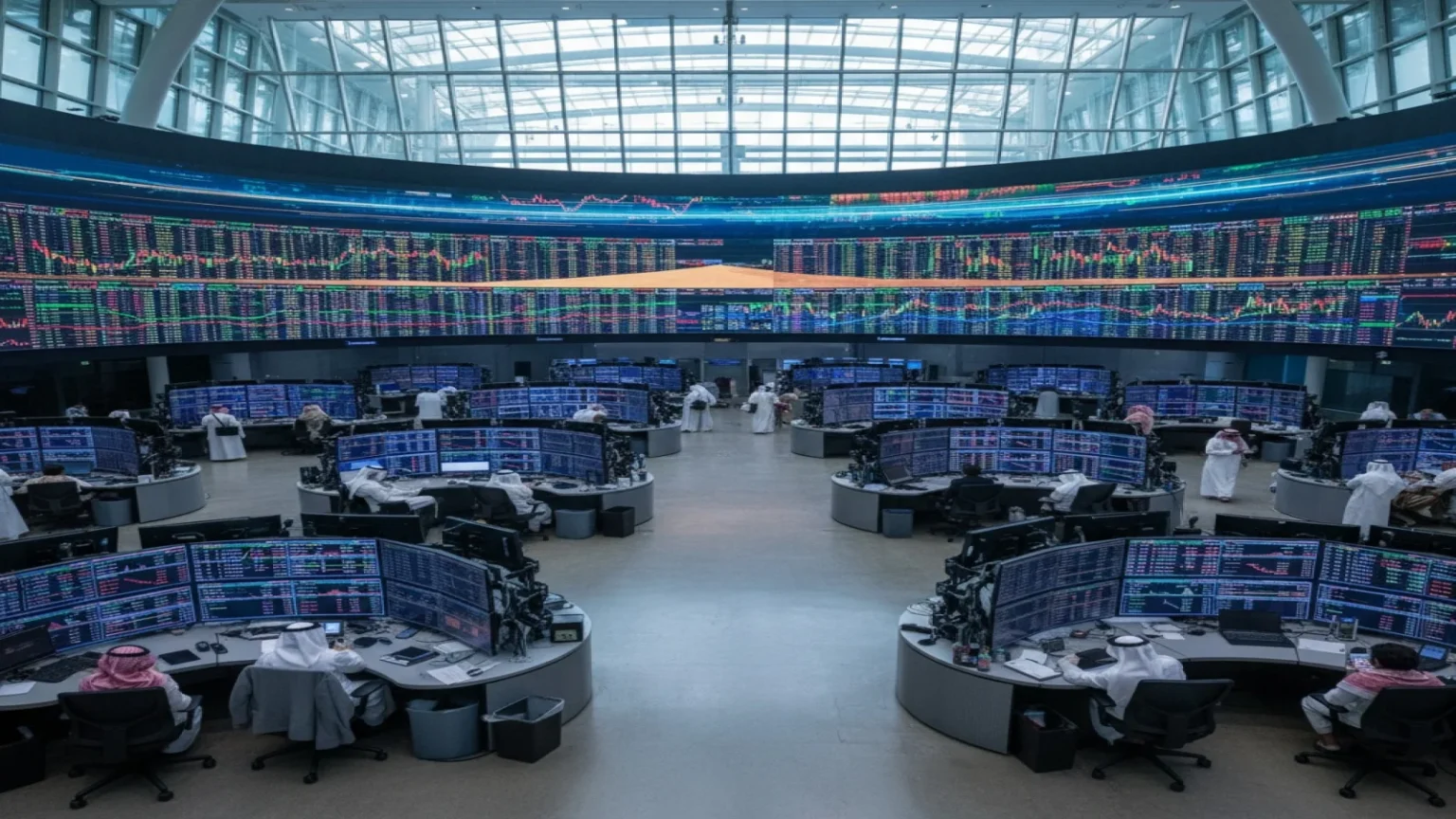 تراجع سوق الأسهم السعودية لأول خسارة أسبوعية خلال شهرين وسط تصحيح واسع