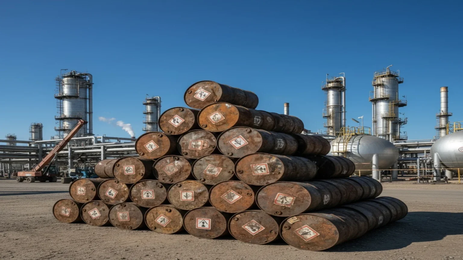 ارتفاع قياسي في أسعار النفط الفورية مع توتر الأوضاع بين أمريكا وإيران