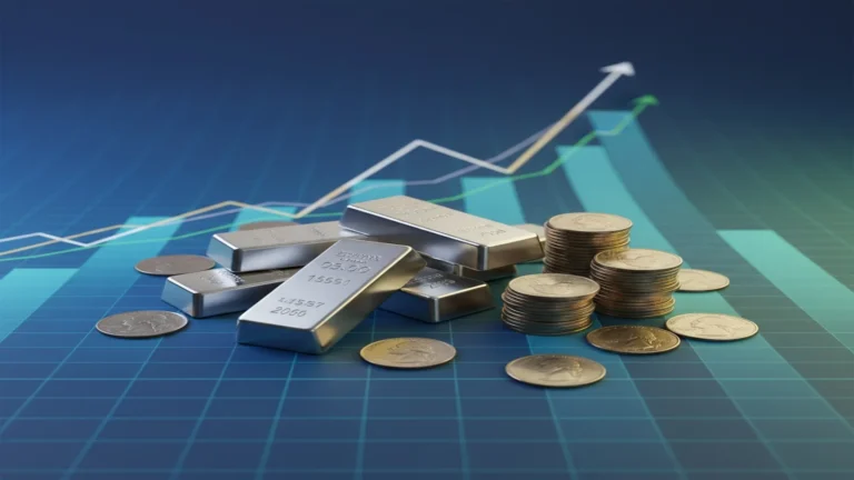 الفضة تواجه مقاومة 75 دولار مع استمرار الزخم الصعودي في السوق