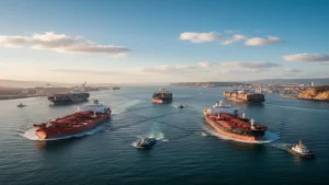 توقعات بتحرك 800 سفينة عالقة بمضيق هرمز بعد اتفاق وقف إطلاق النار بين واشنطن وطهران