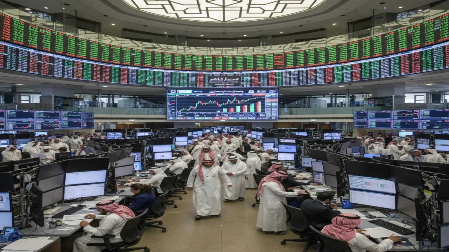 ارتفاع الأسهم السعودية مع توقعات قرب انتهاء النزاع في إيران وصعود أرامكو