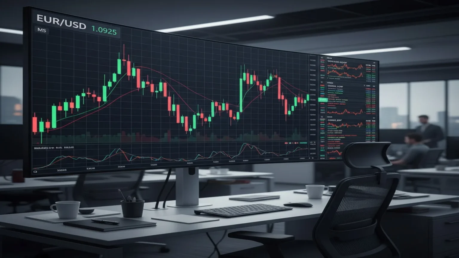 زوج يورو دولار يتأرجح داخل نطاق سعري ضيق مع توقعات بارتداد محدود