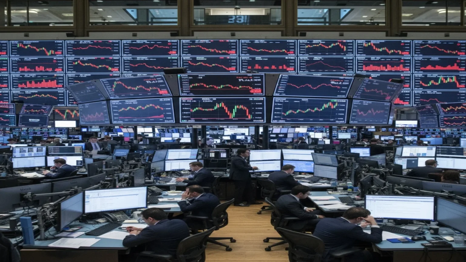 تراجع قطاع التكنولوجيا يقود الأسهم العالمية للانخفاض بنسبة 0.4%