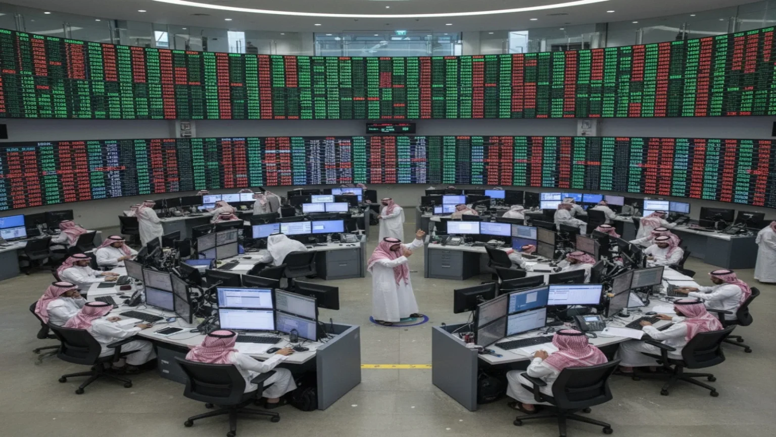 تراجع الأسهم السعودية مع ترقب نتائج الربع الأول وسط ضغوط على أرامكو وبنك الرياض