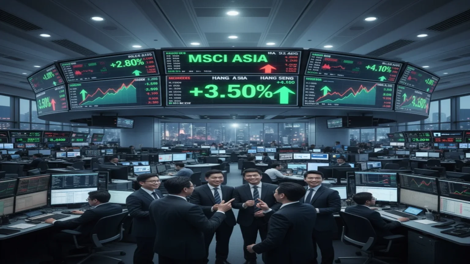 الأسهم الآسيوية ترتفع مع تفاؤل محادثات إيران والولايات المتحدة ونيكي يتصدر المكاسب