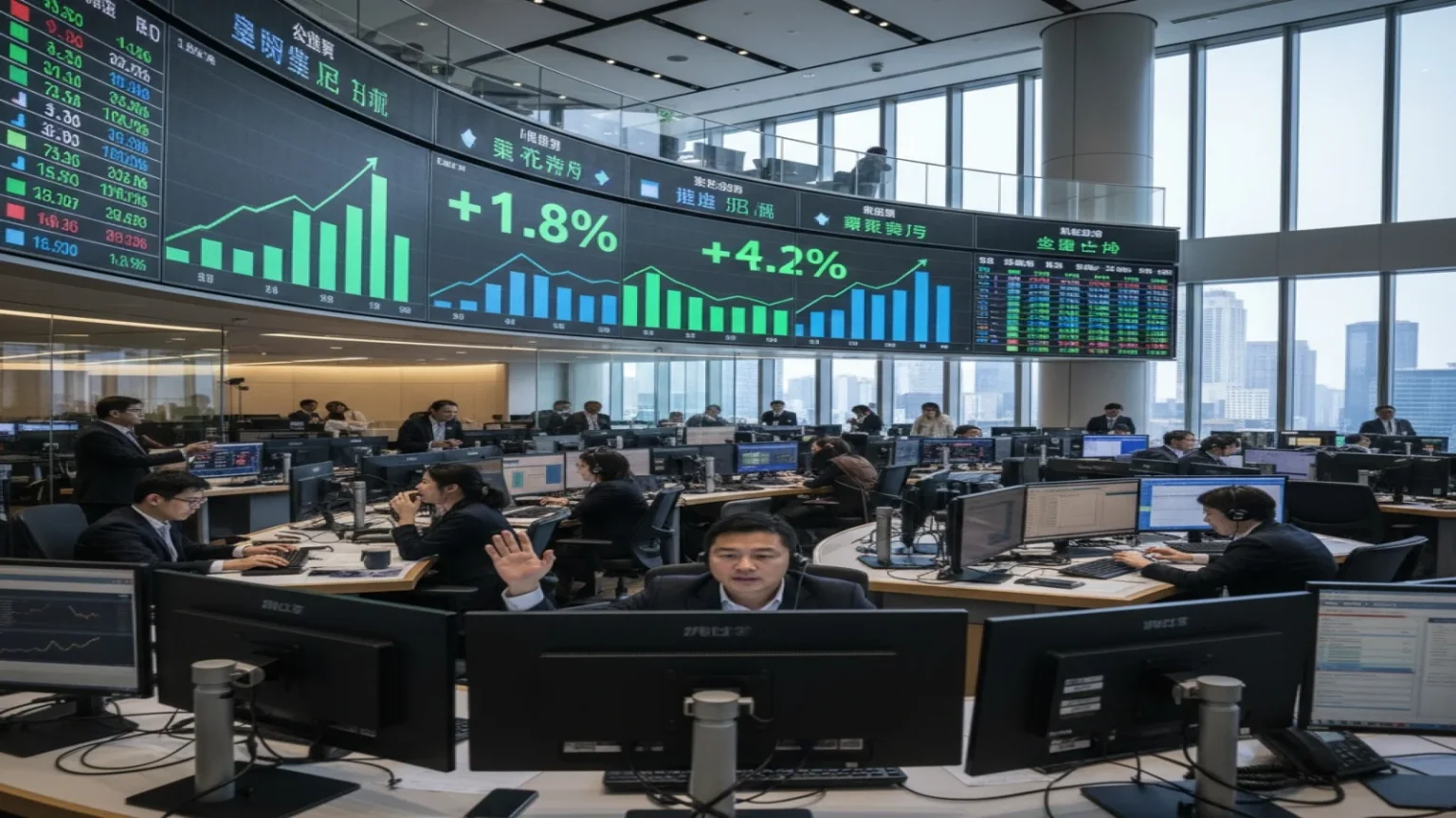 الأسهم الآسيوية ترتفع مع صعود مؤشر كوسبي وتراجع التوترات الجيوسياسية