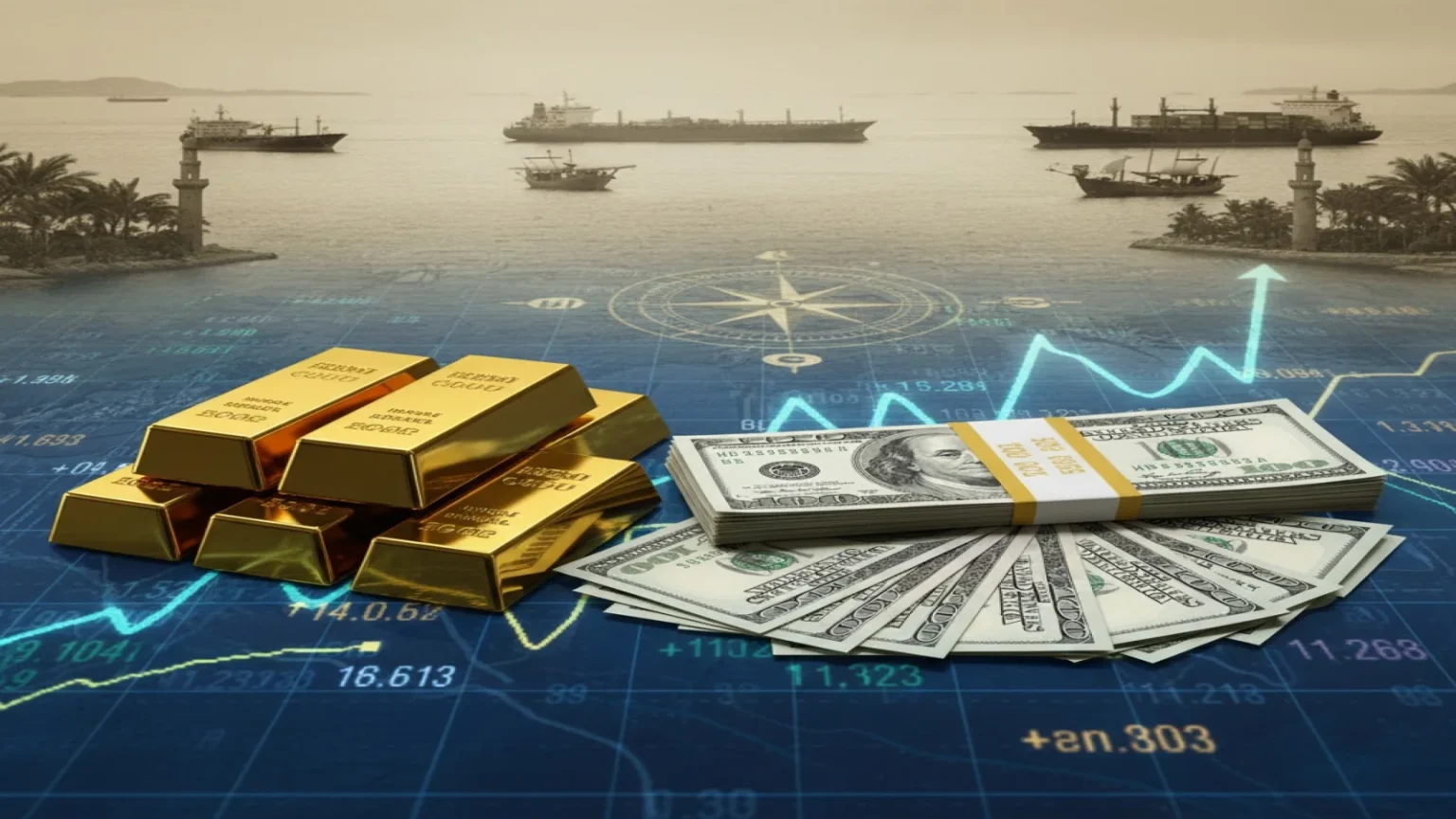 الذهب يثبت قرب أدنى مستوياته مع استقرار الدولار وسط توترات هرمز