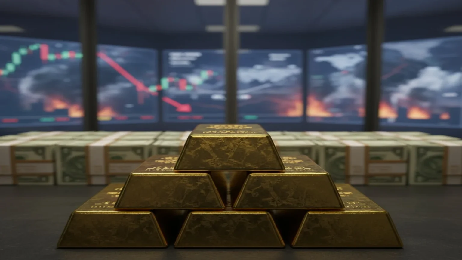 الذهب يتراجع رغم دعم التضخم والدبلوماسية الأمريكية الإيرانية