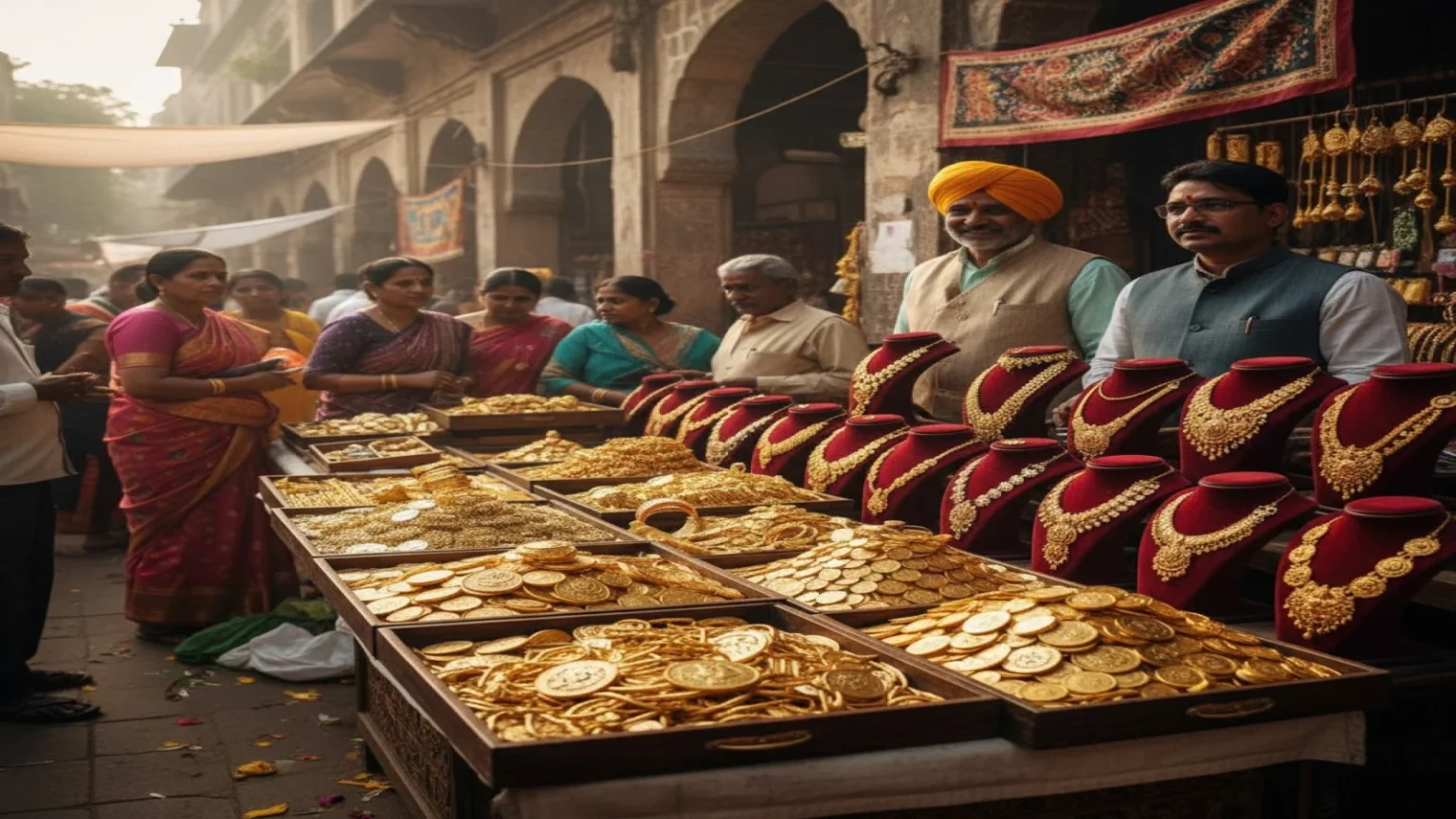 تراجع طلب الذهب في الهند خلال مهرجان أكشايا تريتيا رغم خصومات الصناعة