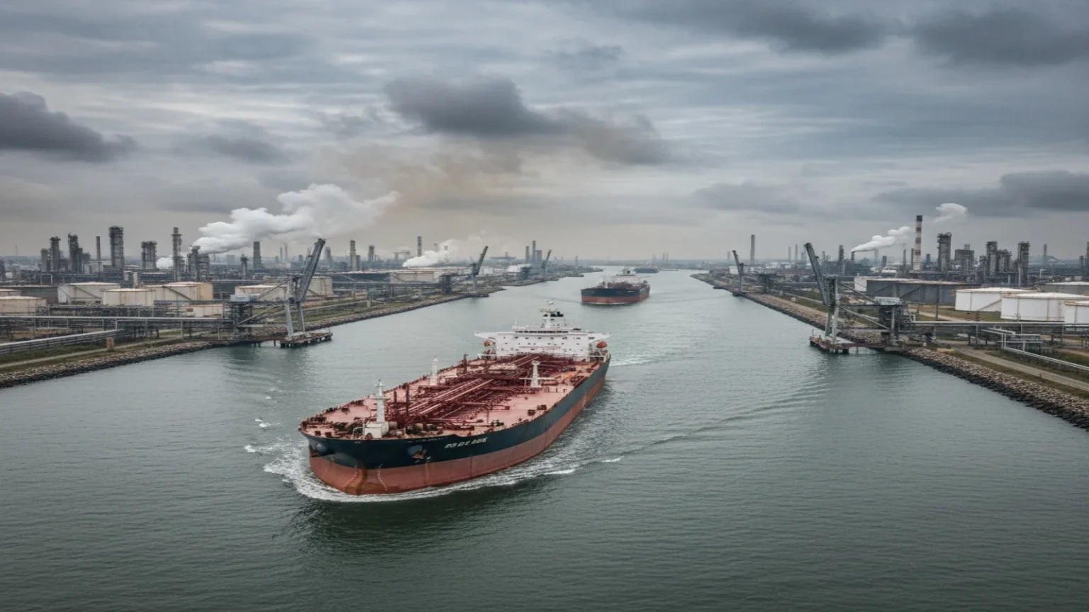 أسعار النفط تنخفض مع تضييق السوق الفعلية وسط توترات مضيق هرمز