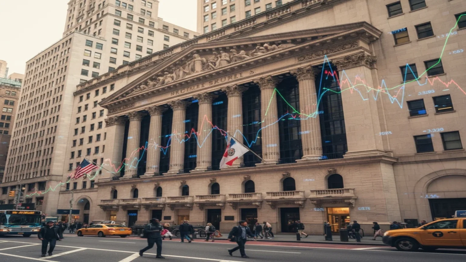 مؤشرات وول ستريت ترتفع مع تمديد وقف إطلاق النار بين الولايات المتحدة وإيران