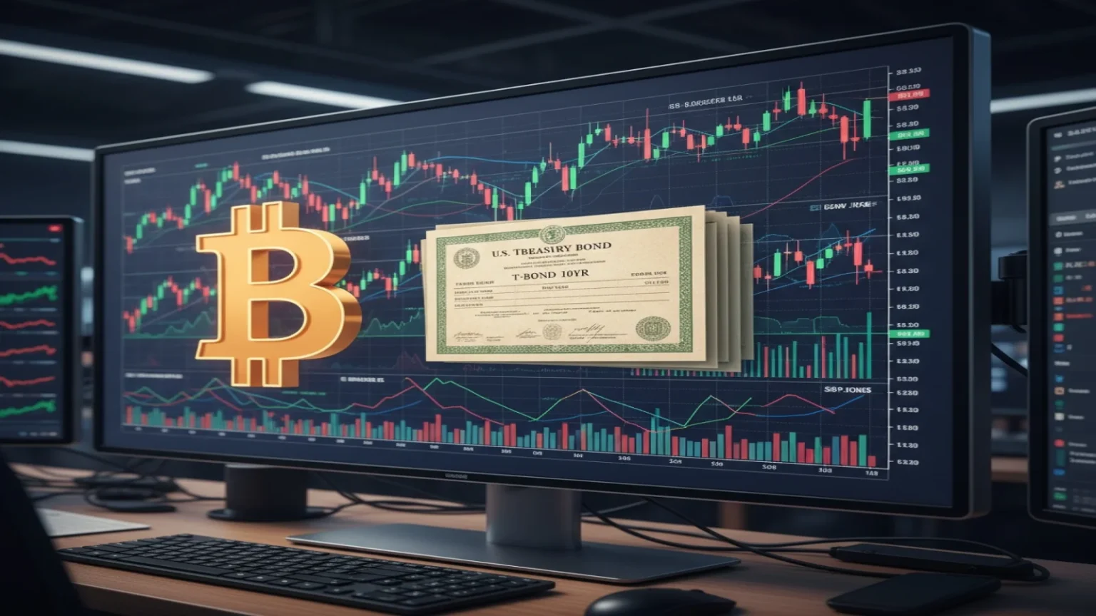 صندوق بتكوين جديد يحقق أرباحاً من التداول الليلي وسندات الخزانة