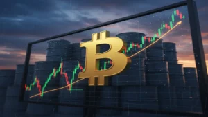 بتكوين تتراجع مع تصاعد التوترات بين الولايات المتحدة وإيران وصعود النفط فوق 106 دولار