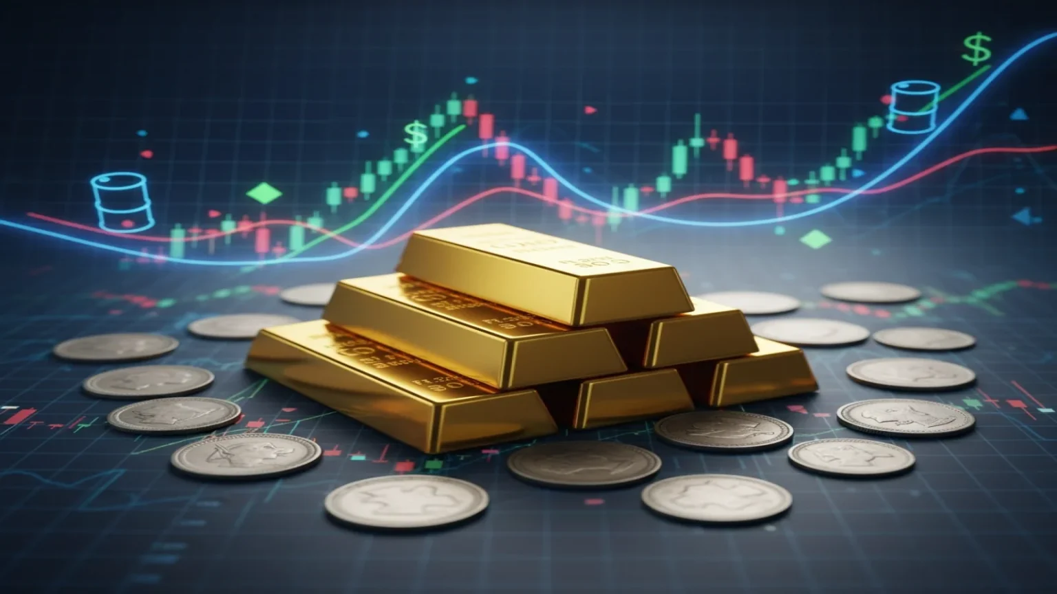 الذهب يرتفع مع تراجع الدولار بعد أدنى مستوى في شهر والفضة ترتفع 1%