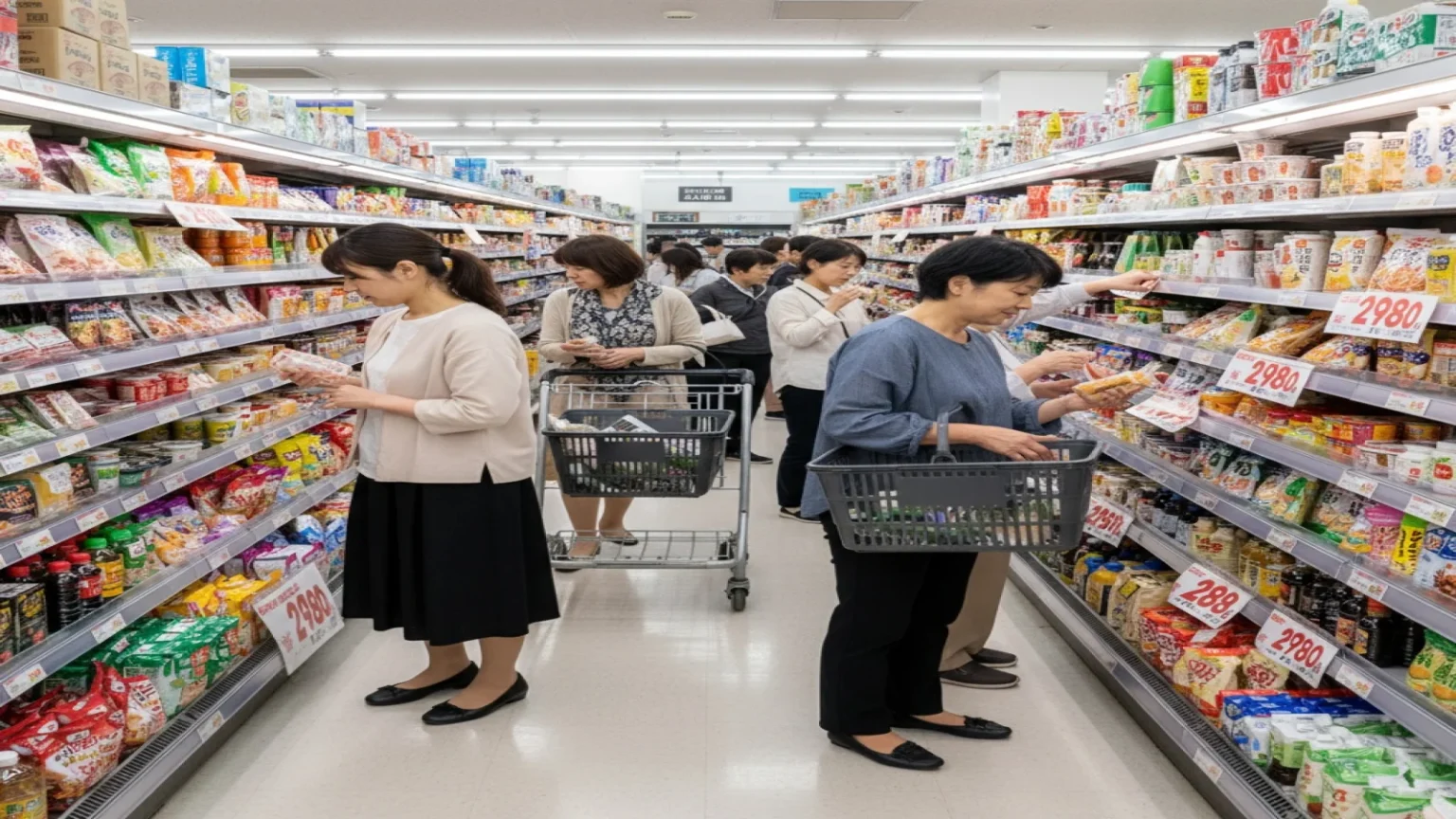 انخفاض إنفاق الأسر اليابانية 1.8% في فبراير للربع الثالث على التوالي