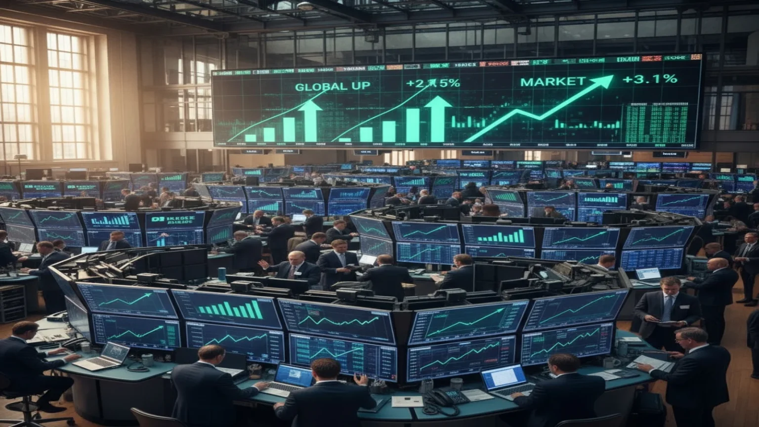 مؤشرات الأسهم العالمية ترتفع بدعم توقعات اتفاق سلام بين واشنطن وطهران