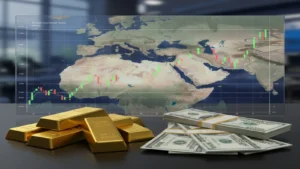 الذهب يواصل تراجعه مع دعم الدولار من التوترات الجيوسياسية ورفع الفائدة