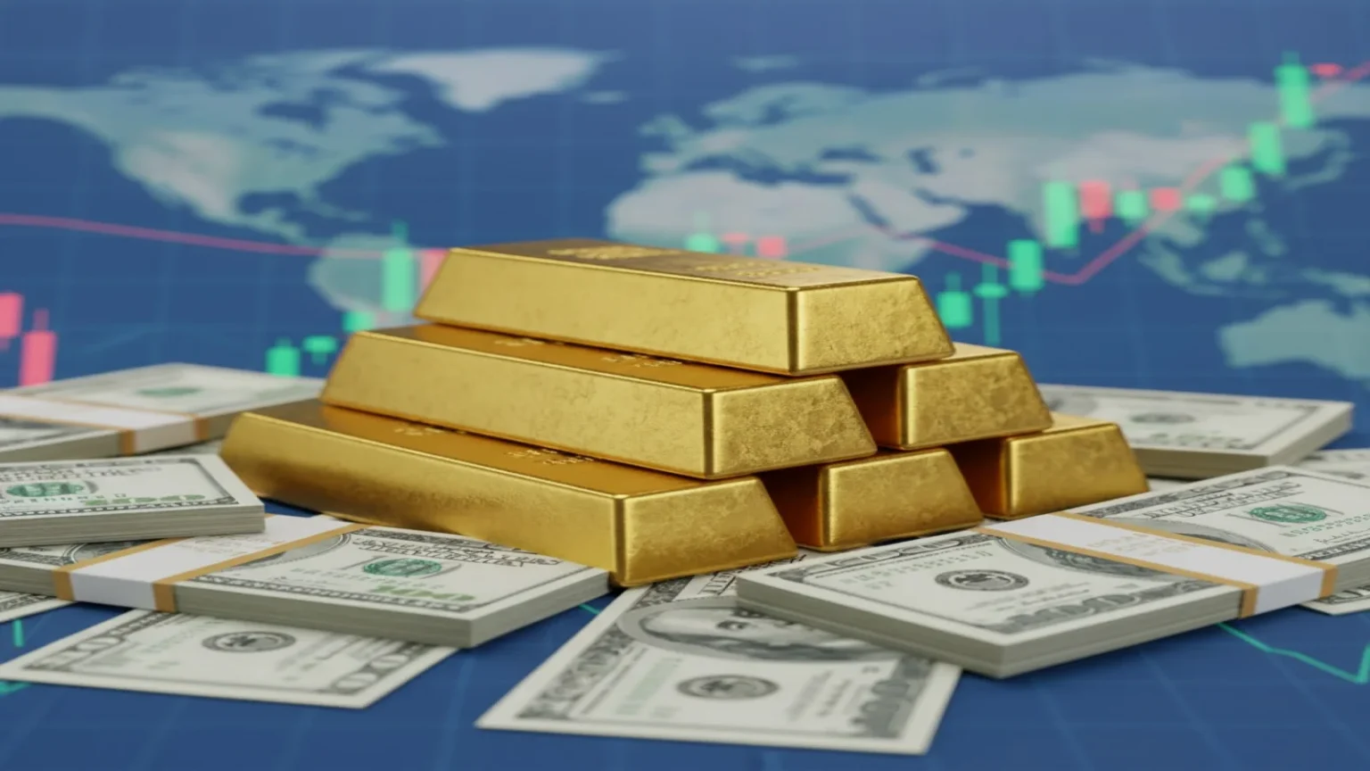استقرار الذهب قرب أدنى مستوياته مع دعم الدولار وتوترات الشرق الأوسط