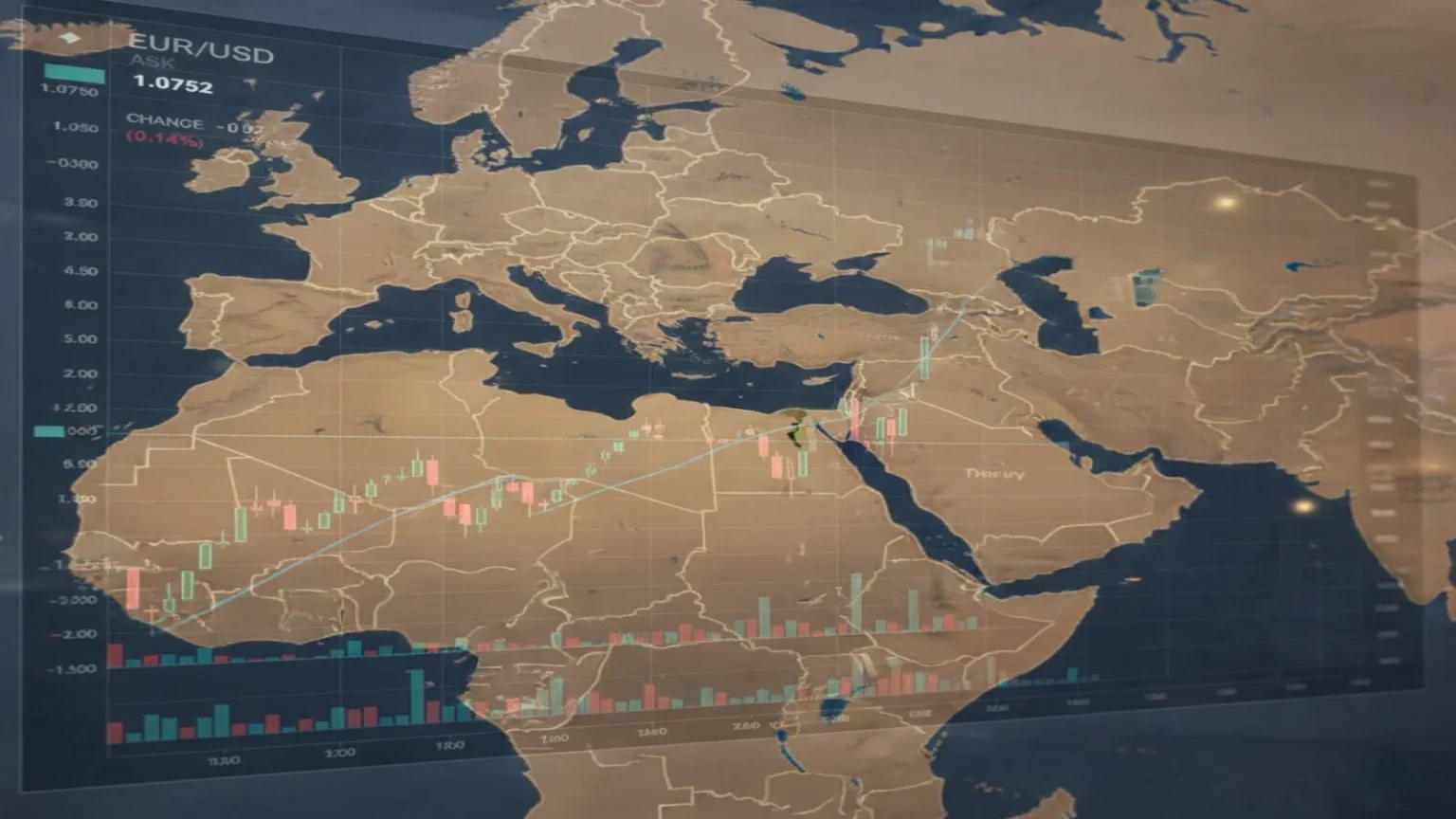 يورو دولار يتراجع دون 1.1700 مع تصاعد التوترات بين إيران والإمارات