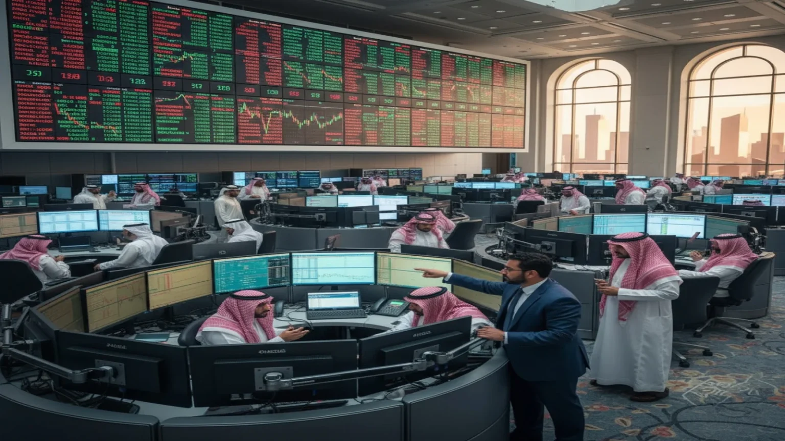 بورصة السعودية تتراجع مع ترقب التطورات الجيوسياسية وارتفاع طفيف لمؤشر تاسي