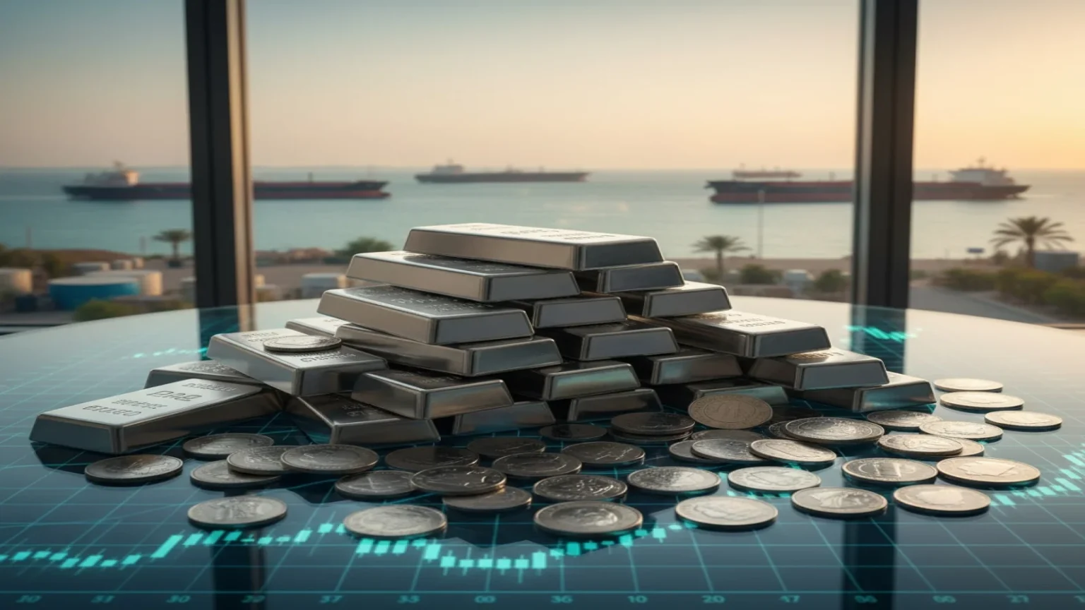 ارتفاع سعر الفضة فوق 75 دولار مع تراجع التوترات في الشرق الأوسط