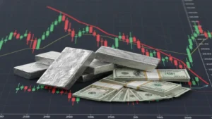 انخفاض سعر الفضة إلى 72.85 دولار وسط ضغوط هبوطية مستمرة