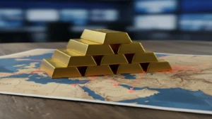 الذهب يتراجع قرب 4605 دولار مع تصاعد التوترات في الشرق الأوسط