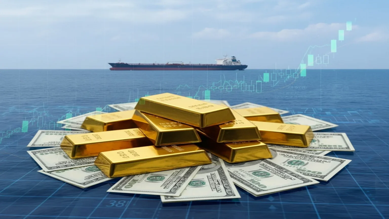 الذهب يواجه صعوبة في تعزيز مكاسبه مع دعم الدولار وتوترات الشرق الأوسط