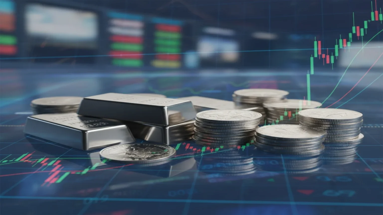 انخفاض سعر الفضة إلى 75 دولارًا مع تقييد الهند للواردات وتراجع الطلب