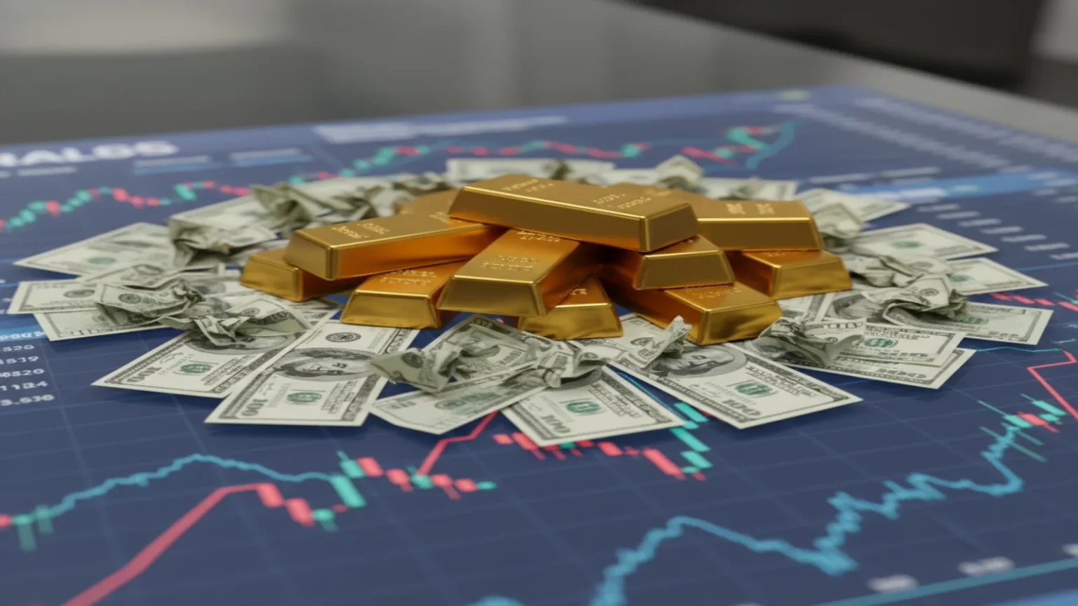 الذهب يقترب من 4500 دولار مع تراجع الدولار بعد اتفاق وقف إطلاق النار