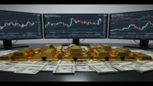 الذهب يحافظ على مستوى 4300 دولار مع ترقب قرار الفيدرالي الأمريكي