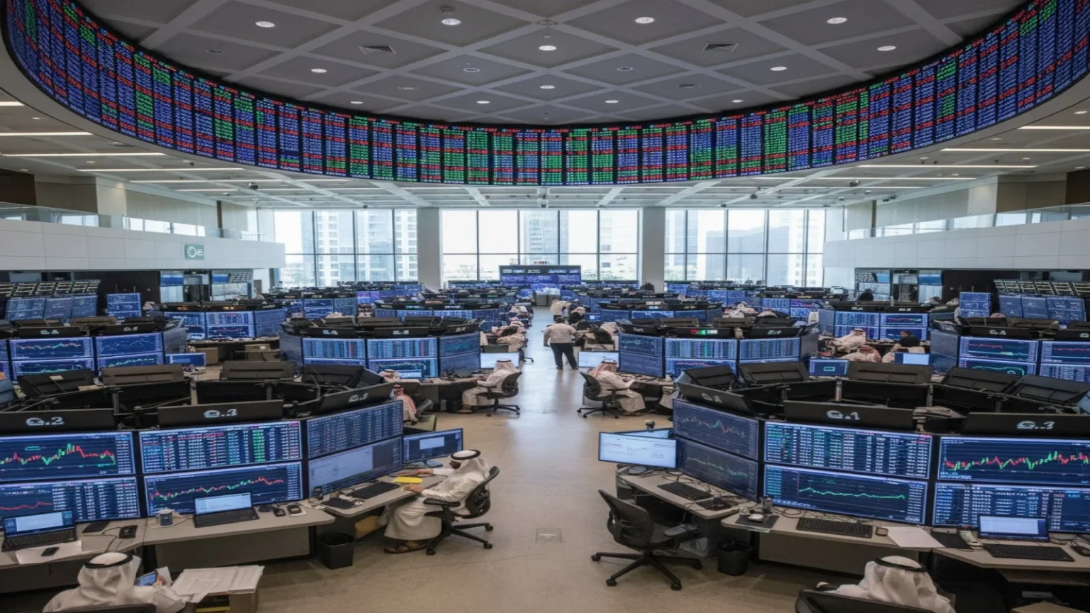 مؤشر الأسهم السعودية يستقر فوق 11000 نقطة مع تداولات تتجاوز المليار ريال