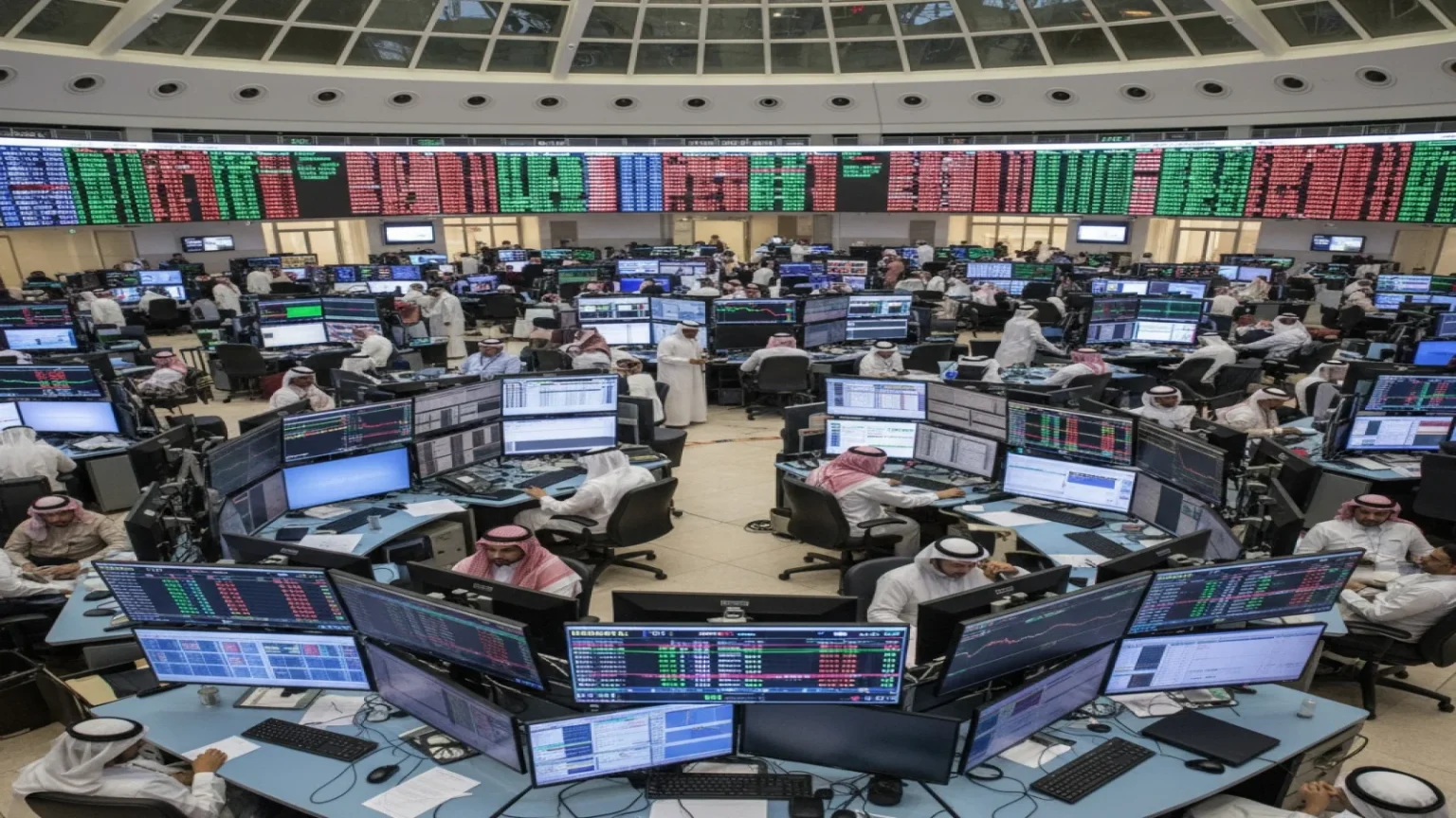تراجع أسواق الخليج مع توترات الشرق الأوسط واستقرار السوق السعودية
