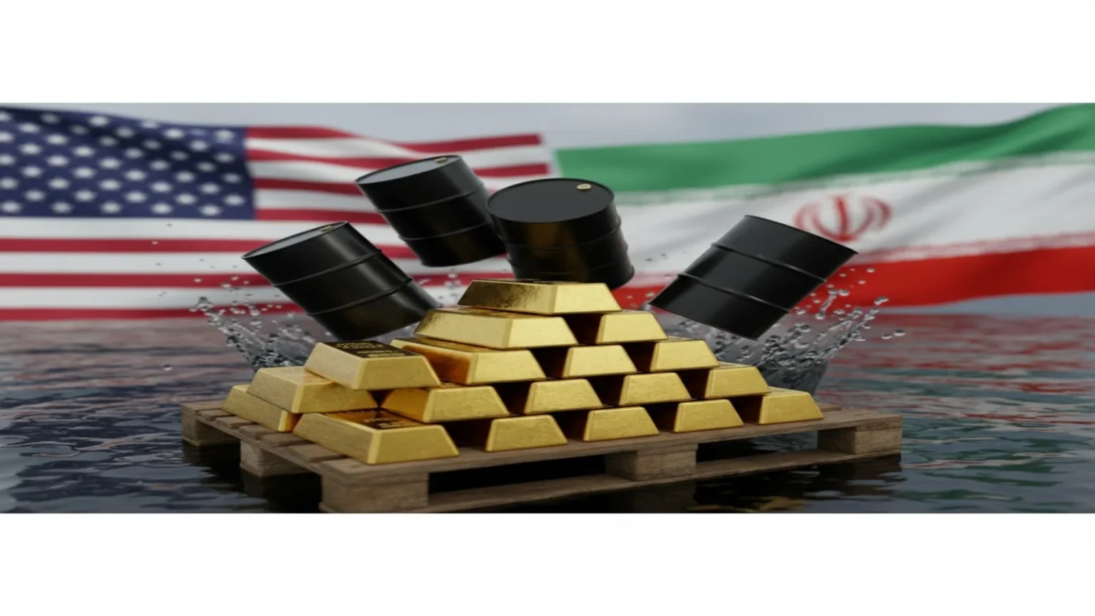 تراجع الذهب لأدنى مستوى في 11 أسبوعاً مع صعود النفط والدولار بتوترات أميركا وإيران